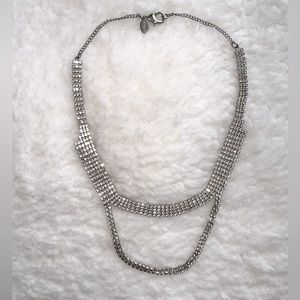 Silver Sparkly Necklace